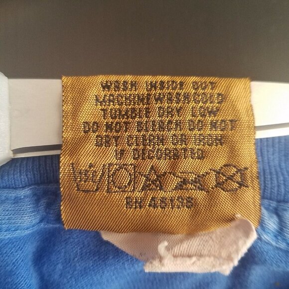 Chicago Cubs T Shirt XL MLB Baseball Nutmeg Vintage 90s Single Stitch Trashed - Picture 6 of 8